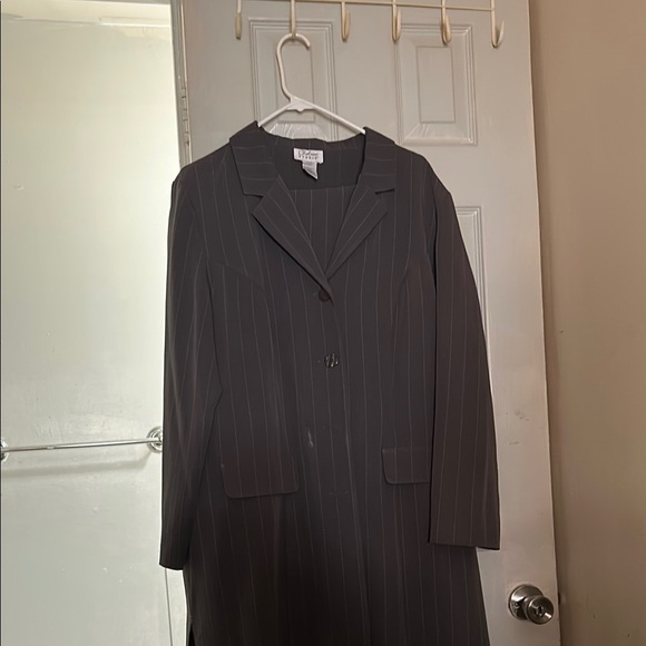 Gray Maxi Skirt Set for Work - Picture 1 of 1